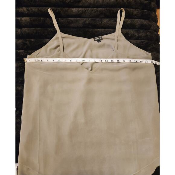 Torrid Light Green Camisole Tank Top Size 0 (L/12) - Picture 4 of 4